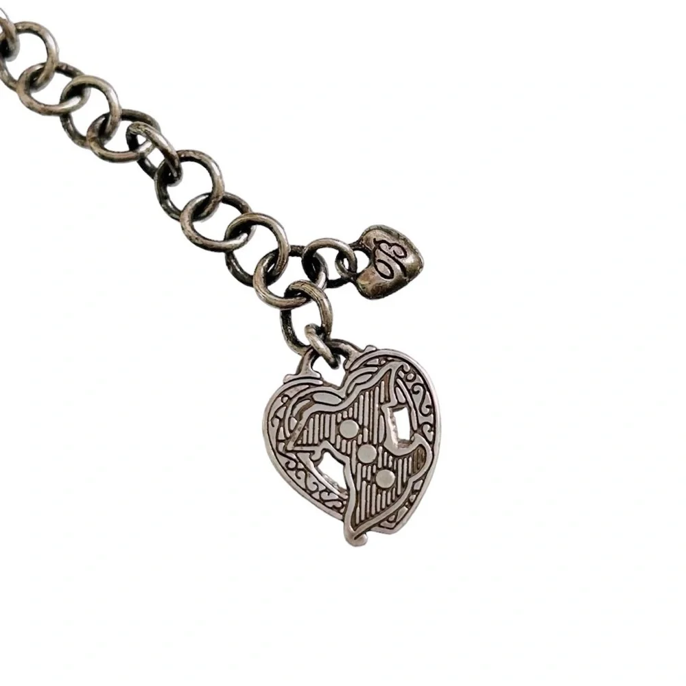 AUTHENTIC BRIGHTON COLLECTIBLES Necklace Pendant Charm GO RED FOR WOMEN With Tin - Picture 9 of 12